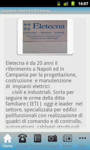 Impianti elettrici Eletecna