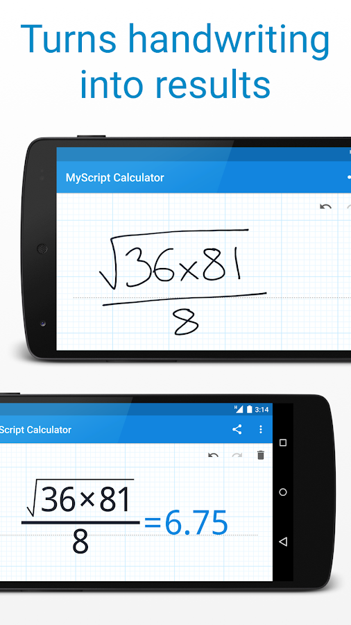  ‪MyScript Calculator‬‏- لقطة شاشة 