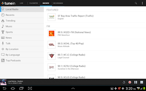 TuneIn Radio Pro - screenshot thumbnail
