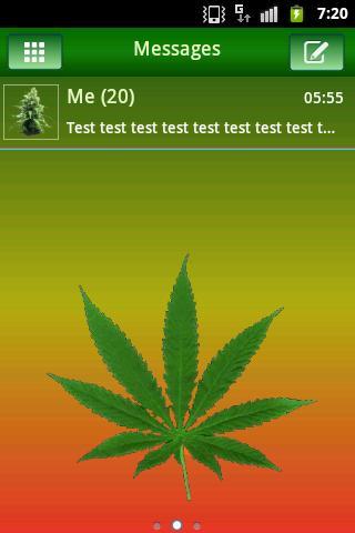 GO SMS PRO Ganja Theme Buy