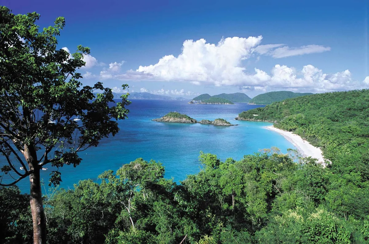 deserted-beach-USVI - Explore miles of beaches with a loved one in the US Virgin Islands.