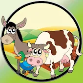 bébé aime la ferme