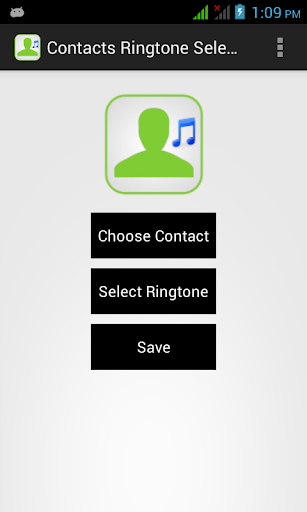 Contacts Ringtone Selector