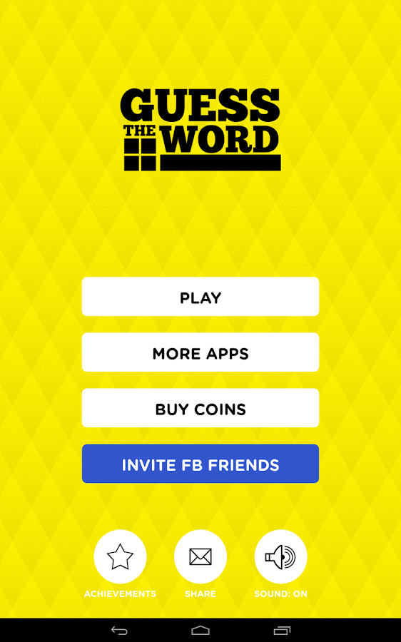 Guess The Word!  Android Apps on Google Play