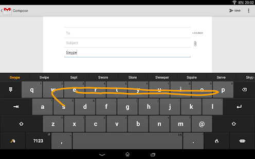 Swype Keyboard Free - screenshot thumbnail