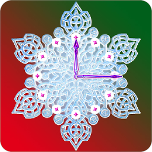 Crystal Snow Clock