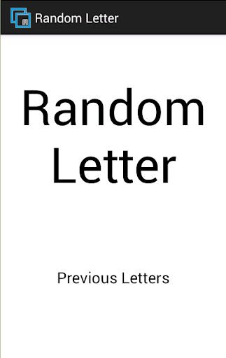 Random Letter