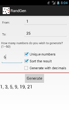 Random Number Generatorのおすすめ画像2