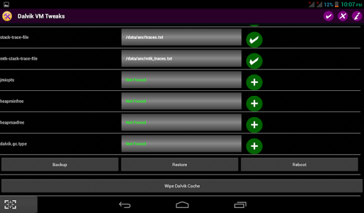 【免費工具App】Dalvik VM Tweaks-APP點子
