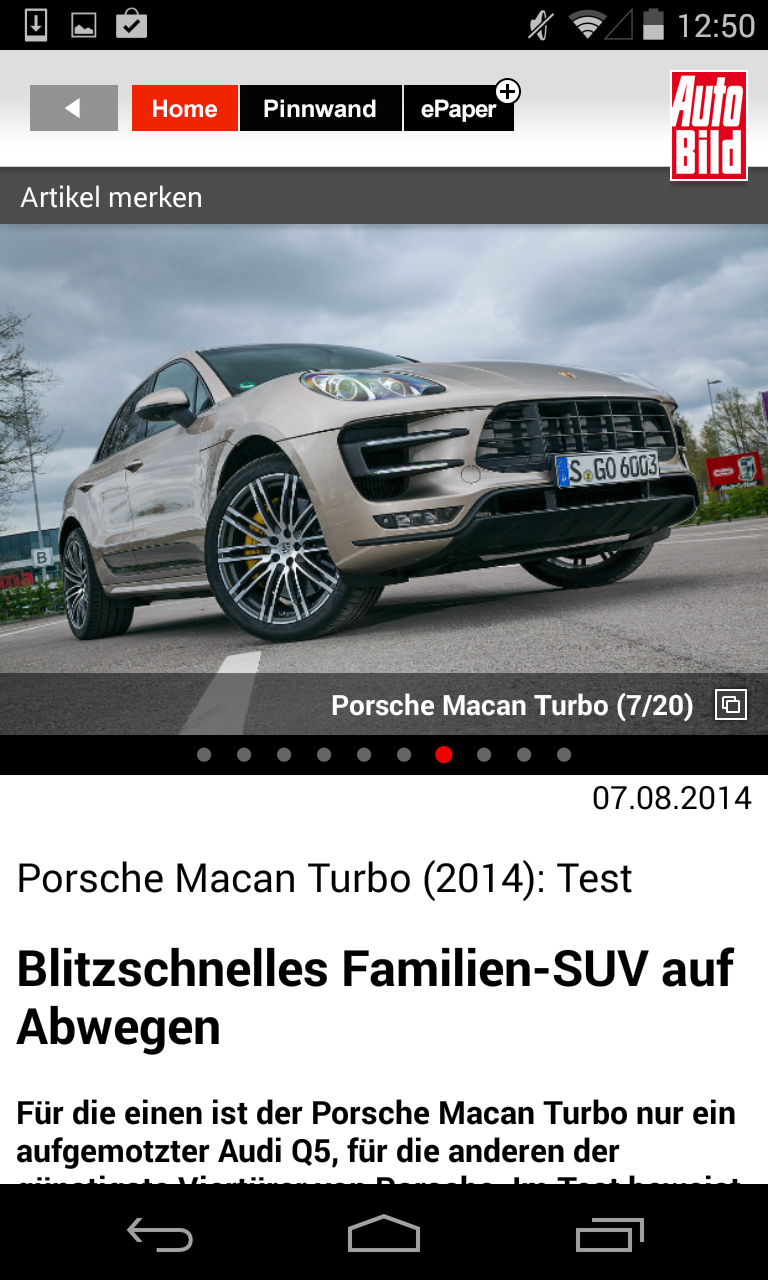 AUTO BILD Aktuell Screen 2