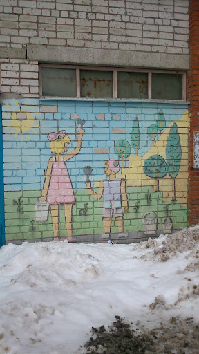 Graffiti Boy and Girl