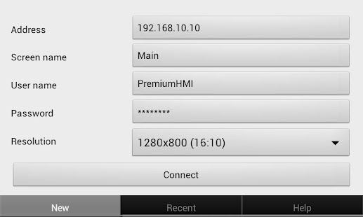 Premium HMI Mobile - náhled