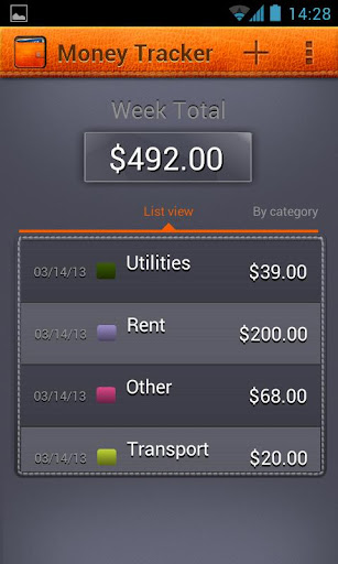 Money Tracker - track expenses