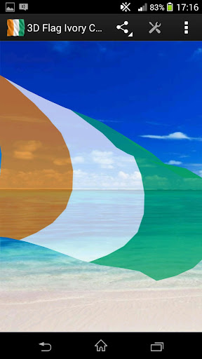 3D Flag Ivory Coast LWP