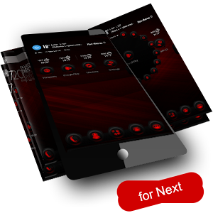 Next Launcher Theme RubberRed 個人化 App LOGO-APP開箱王