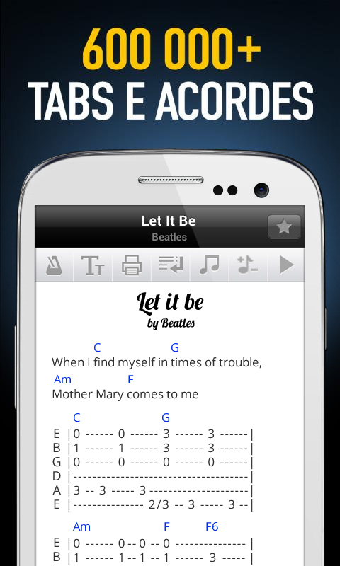Ultimate Guitar Tabs & Chords - screenshot