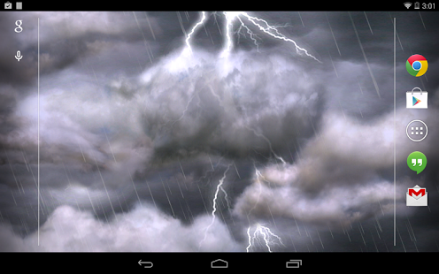 Fond d'écran animé Orage - screenshot thumbnail