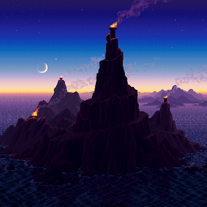 Live Wallpaper - Island Fires