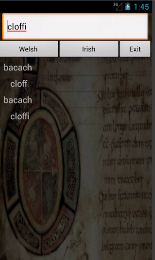 Welsh Irish-Gaelic Dictionary