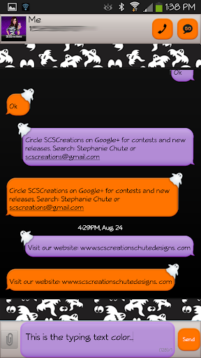 GO SMS - Halloween Boo