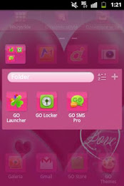 Theme Love Pink GO Launcher EX poster 4