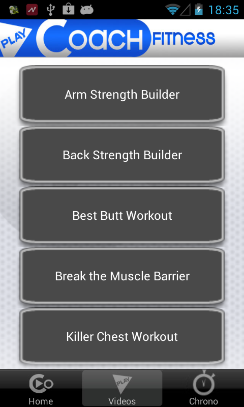 PlayCoach Full Fitness Trainer Screen 2