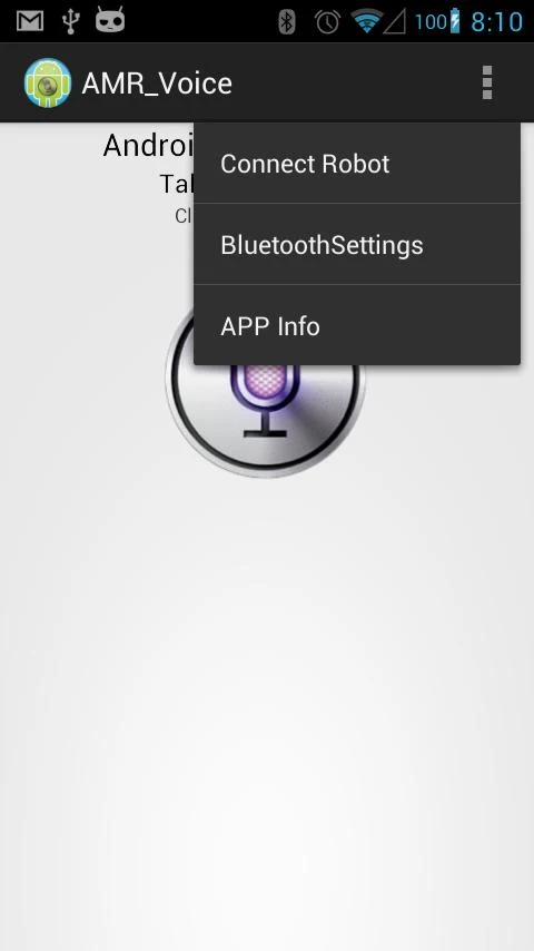    BT Voice Control for Arduino- screenshot  
