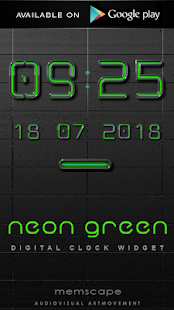 download NEON GREEN Next Launcher Theme free