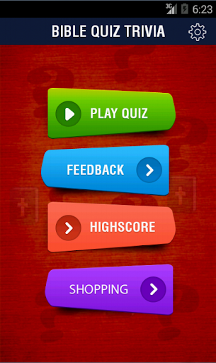 Bible Trivia Quiz Game