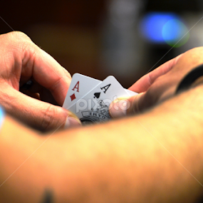 Winning hand by Dee Schindler VanBilliard - Artistic Objects Other Objects