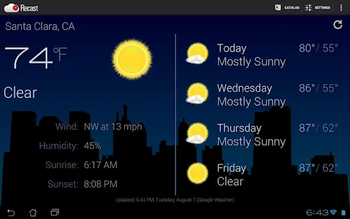 Recast Weather and Widgets - screenshot thumbnail