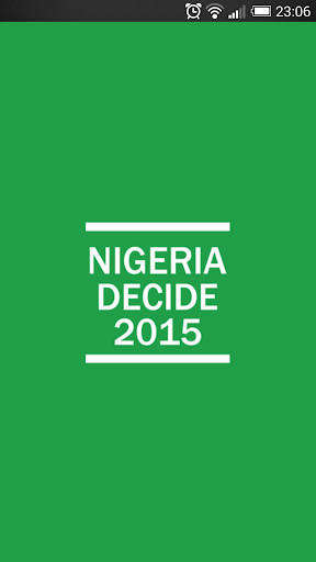 Nigeria Decide 2015 Election