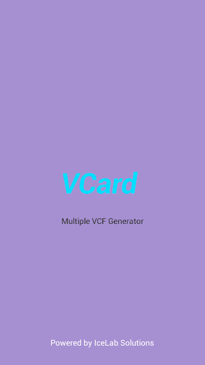 VCard - Multiple Vcf Generator