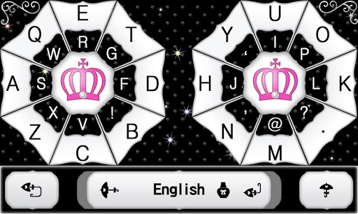 Pink Crown Keyboard