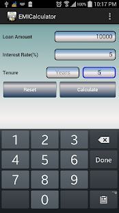 EMI Calculator Screenshots 1