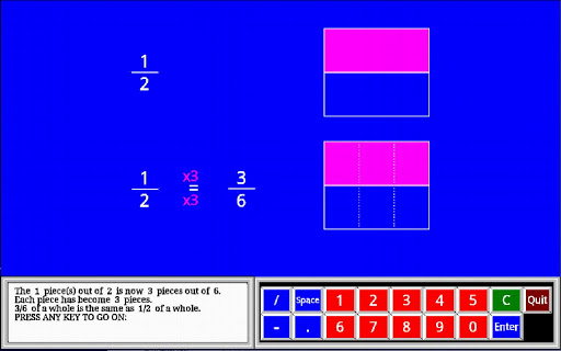 Math Galaxy Fractions Fun