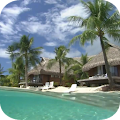 Waves Beach Bungalows HD LWP Apk