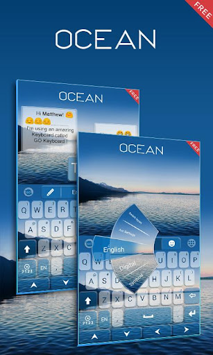 Ocean Emoji GO Keyboard Theme