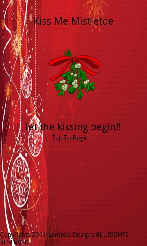 Android application Kiss Me Mistletoe screenshort