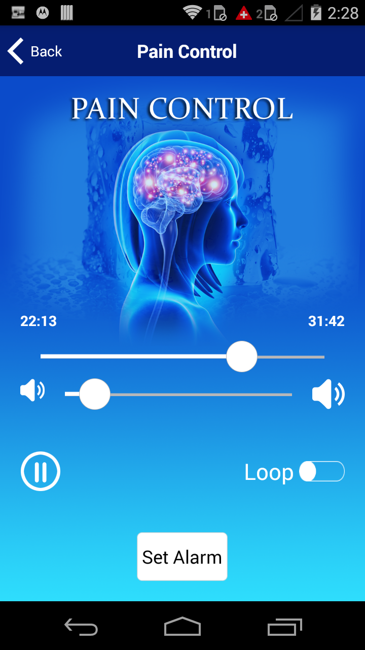 Pain Control Hypnotherapy Screen 3