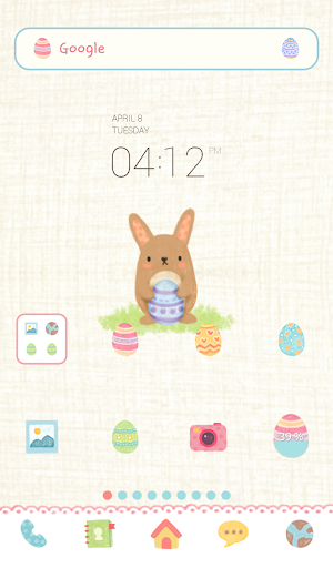 happy easter dodol theme