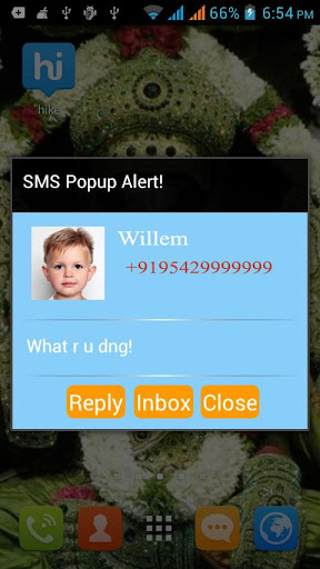 SMS Popup Alert Free