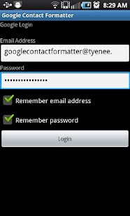 Google Contact Formatter