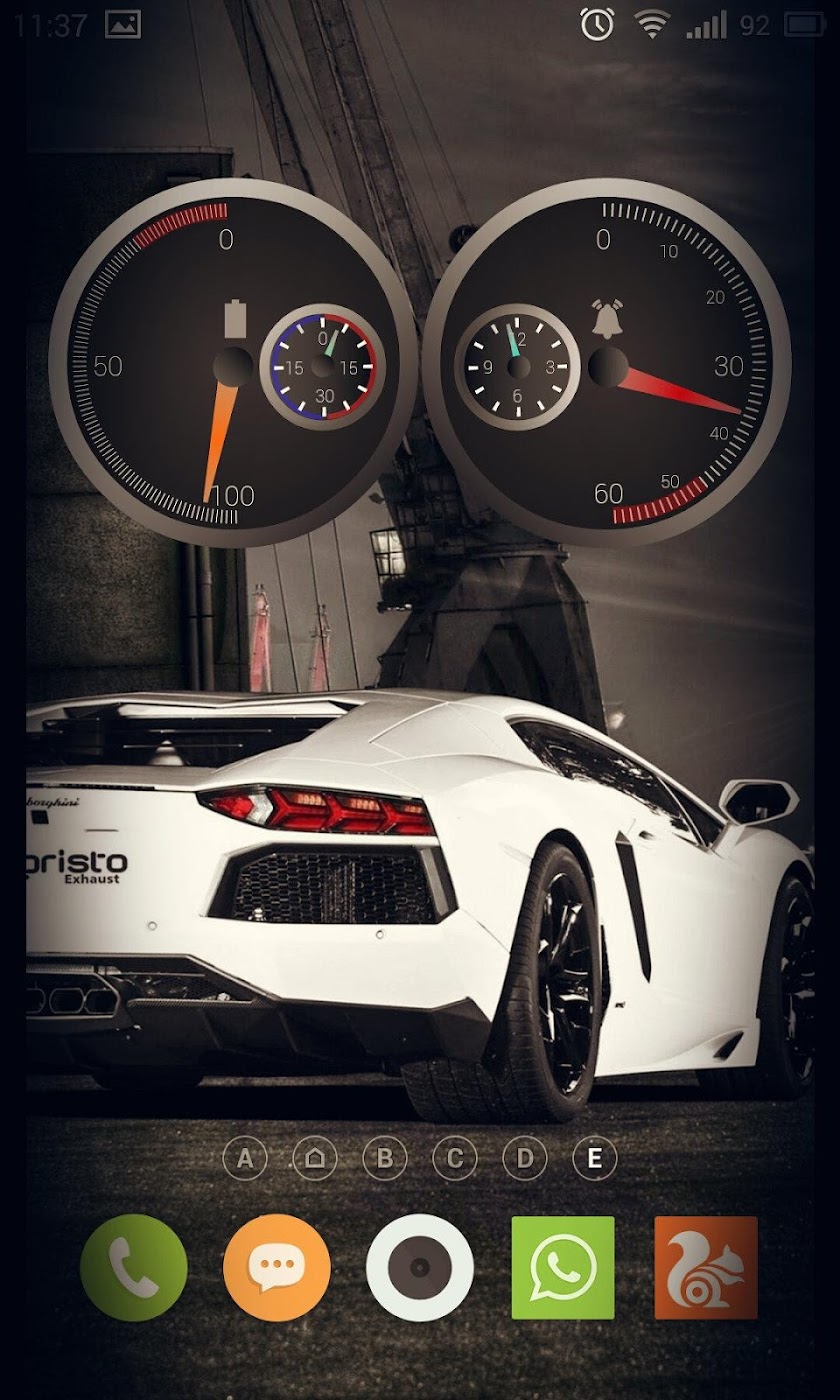 Weather Speedometer Zooper Screen 2