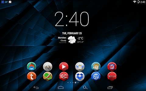 Screenshot Focus Icons Nova/Apex/ADW v1.0