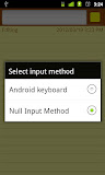 Null Input Method