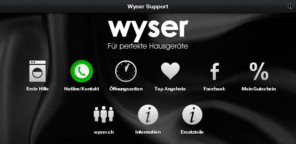 Приложение support на андроид. Wyser.