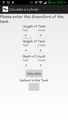 Liquid Volume Calculator