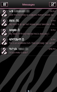 Free Download Complete Pink Zebra Theme APK for Android