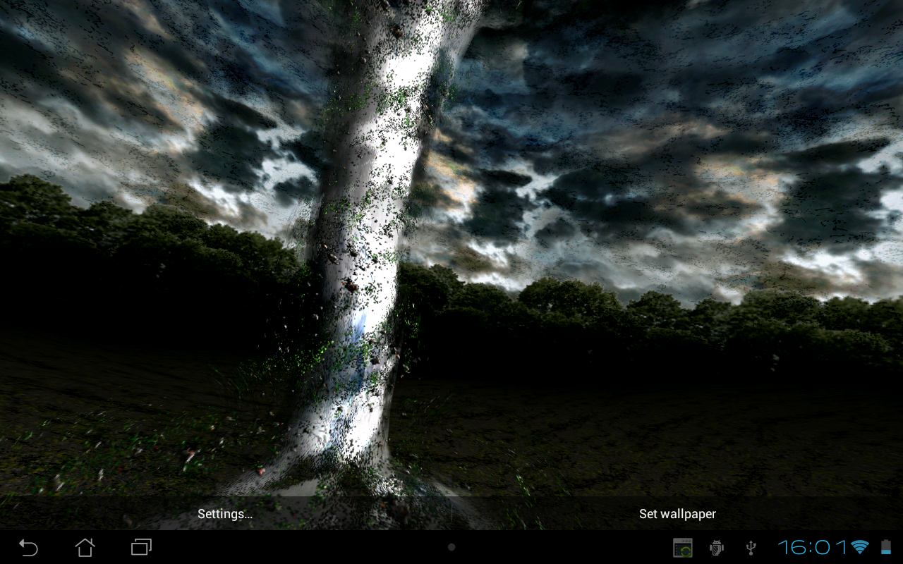  Tornado 3D, un Live Wallpaper devastante arriva sui vostri Android!!!